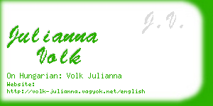 julianna volk business card